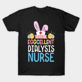 Eggcellent Dialysis Nurse Easter Bunny Ears Medical T-Shirt